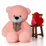 Super Giant 7 Feet Pink Bow Teddy Bear Soft Toy